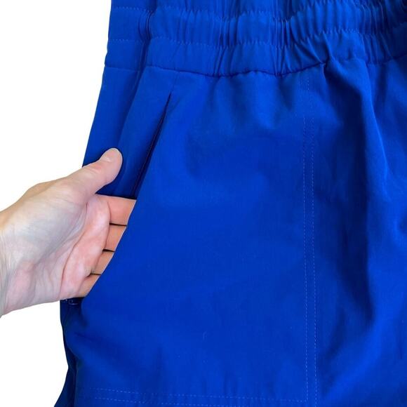 Chico’s Zenergy Woven Jogger Pant Imperial Blue Cargo Pockets Lightweight Casual - Picture 9 of 16